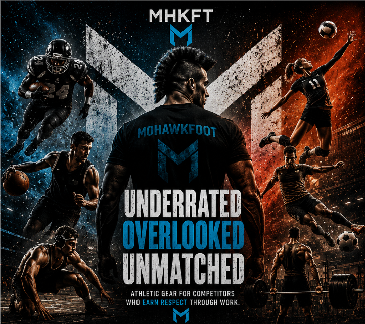 MHKFT — Underrated. Overlooked. Unmatched. Athletic gear for competitors who earn respect through work.